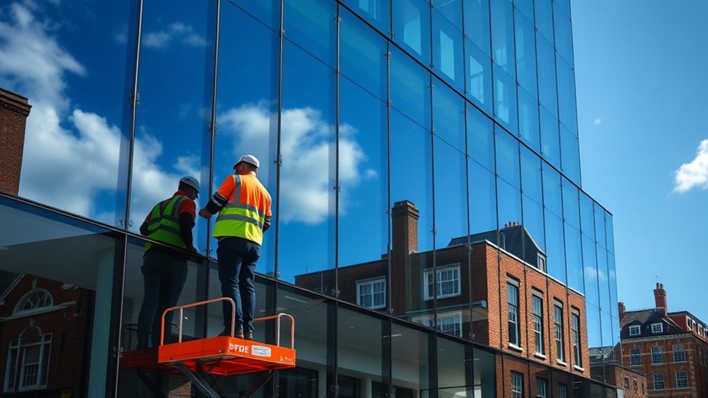 Commercial Glazing Bow