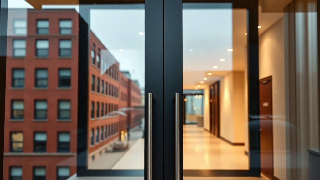 Glass Doors Bow Common