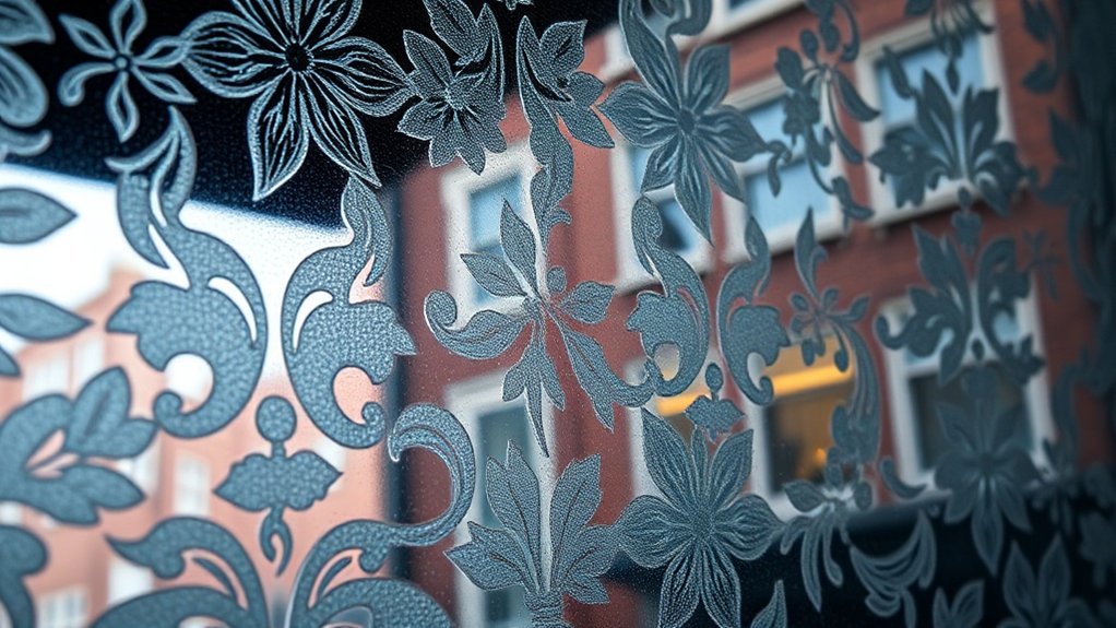Patterned Decorative Glass  Bromley by Bow