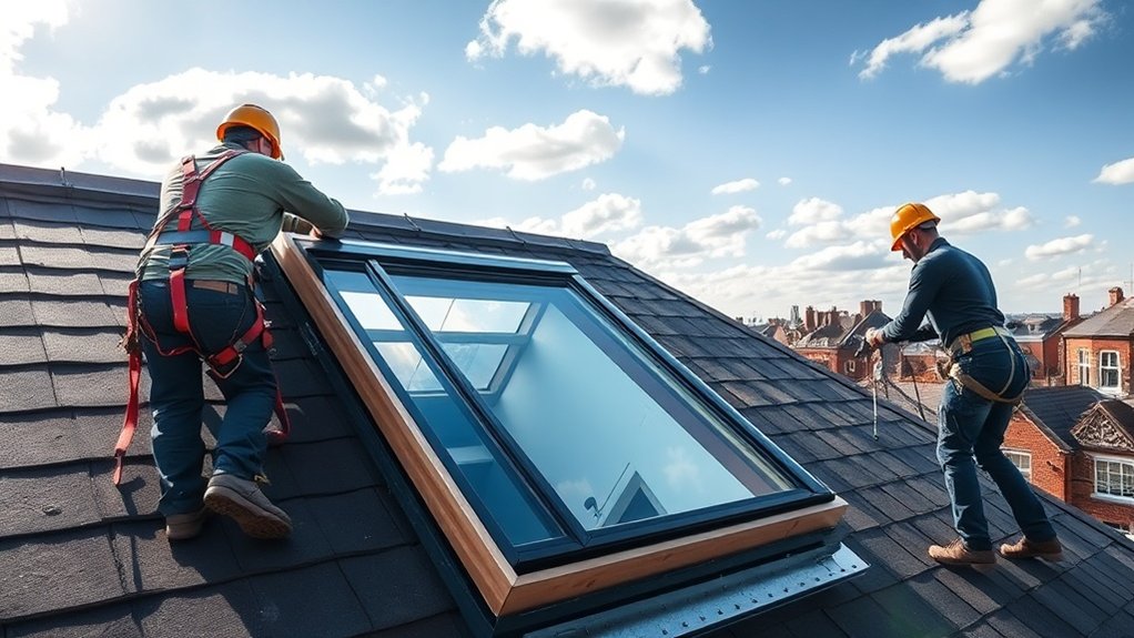 Skylight Installation Bow