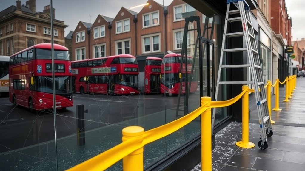 Vandalism Glass Repair  Bromley by Bow
