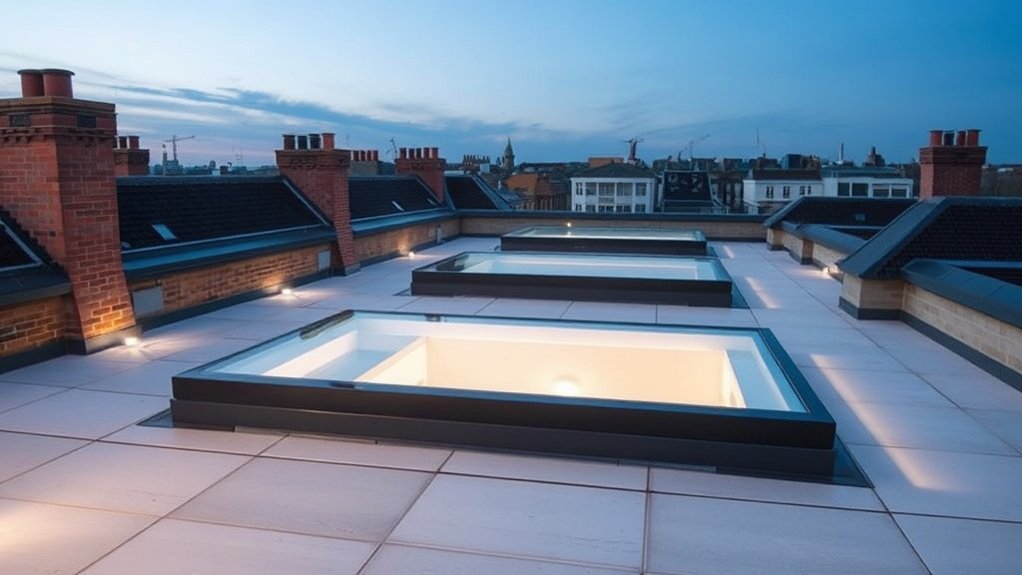 Walk-On Roof Lights  Bromley by Bow