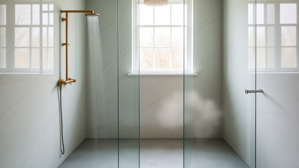 Wet Room Glass Panels  Bromley by Bow